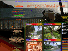 Tablet Screenshot of bluecrystalbeachresort.com